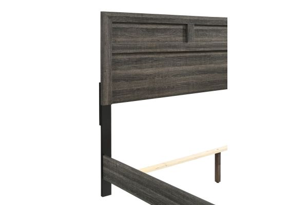 Issac Queen Panel Bed in a Box with USB Port
