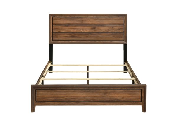 Kennedy Queen Panel Bed in a Box with USB Port