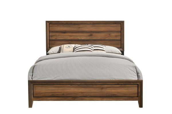 Kennedy Queen Panel Bed in a Box with USB Port