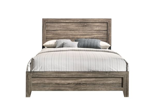 Louis Queen Panel Bed in a Box with USB Port