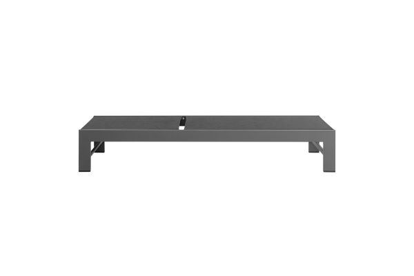 Tahoe Outdoor Patio Mesh and Aluminum Chaise Lounge