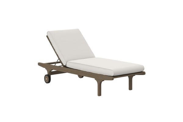 Saratoga Outdoor Patio Teak Chaise Lounge Chair