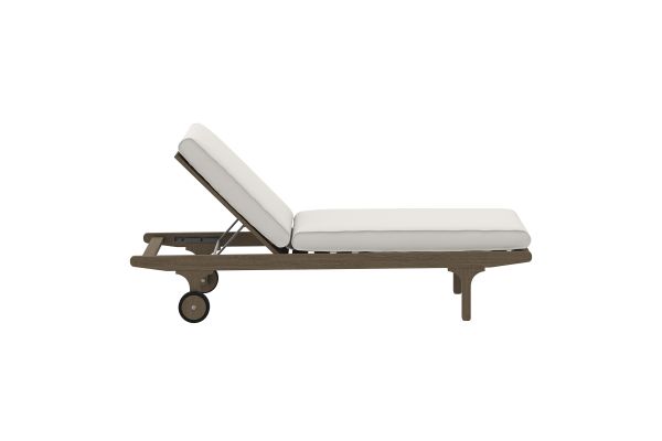 Saratoga Outdoor Patio Teak Chaise Lounge Chair