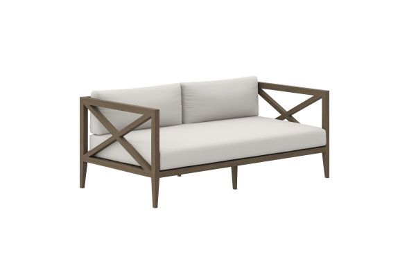 Northlake Outdoor Patio Teak Loveseat