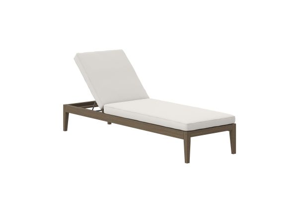 Northlake Outdoor Patio Teak Chaise Lounge
