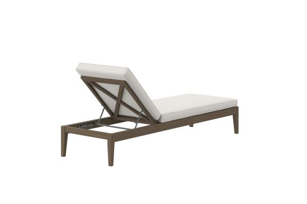 Northlake Outdoor Patio Teak Chaise Lounge