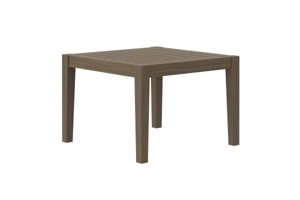 Northlake Square Outdoor Patio Teak Side Table