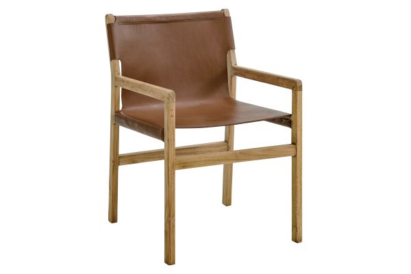 Sonora Leather Dining Chair by Modway