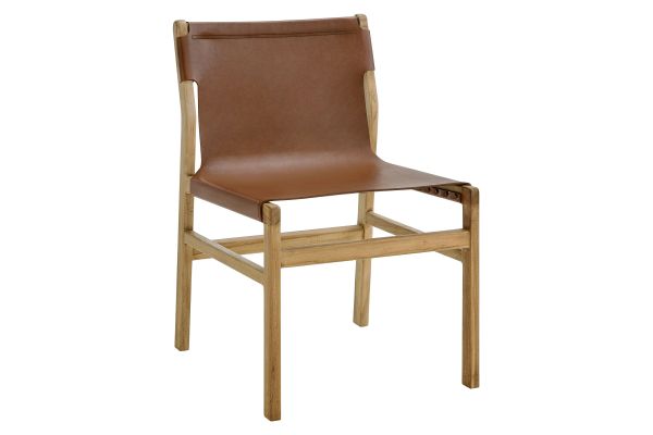 Sonora Leather Dining Side Chair by Modway