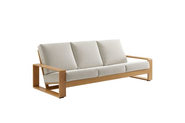 Lirienne Outdoor Patio Aluminum Faux Wood Sofa by Modway