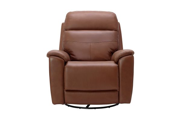 Refined Pecan Perfect Match Triple Power Swivel Gliding Recliner 