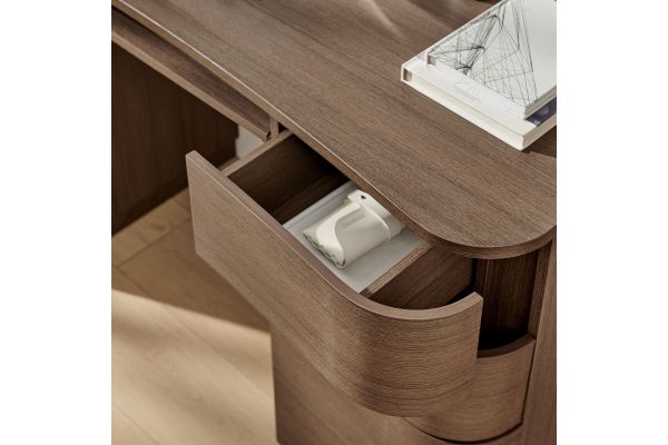 Mirae 55" 6-Drawer Curved Office Desk by Modway