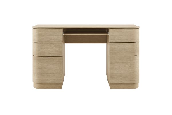 Mirae 55" 6-Drawer Curved Office Desk by Modway