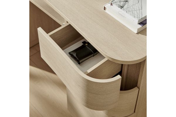 Mirae 55" 6-Drawer Curved Office Desk by Modway