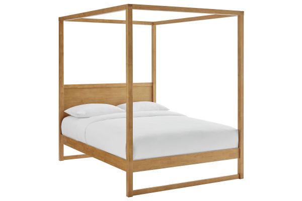 Alva King Wood Canopy Platform Bed by Modway