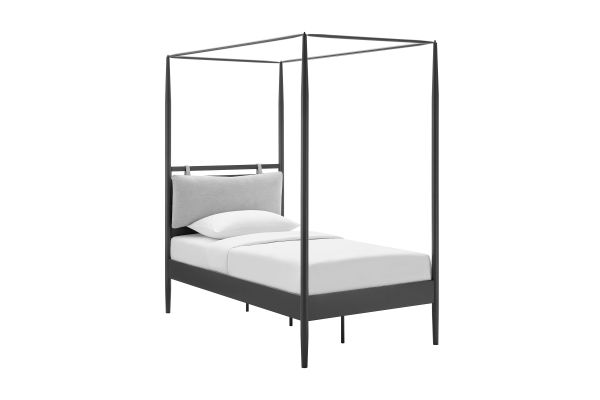 Marlowe 4-Poster Canopy Metal Twin Platform Bed by Modway