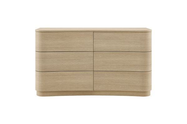 Mirae 6-Drawer Curved Dresser by Modway