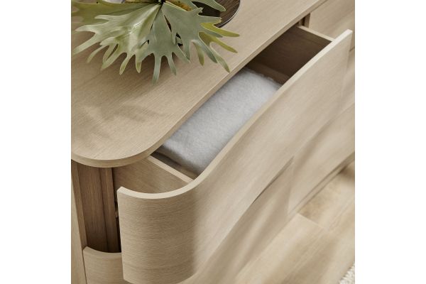 Mirae 6-Drawer Curved Dresser by Modway