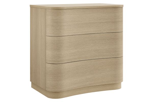 Mirae 3-Drawer Curved Compact Dresser by Modway