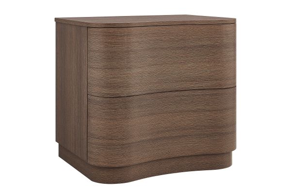 Mirae 2-Drawer Curved Nightstand by Modway