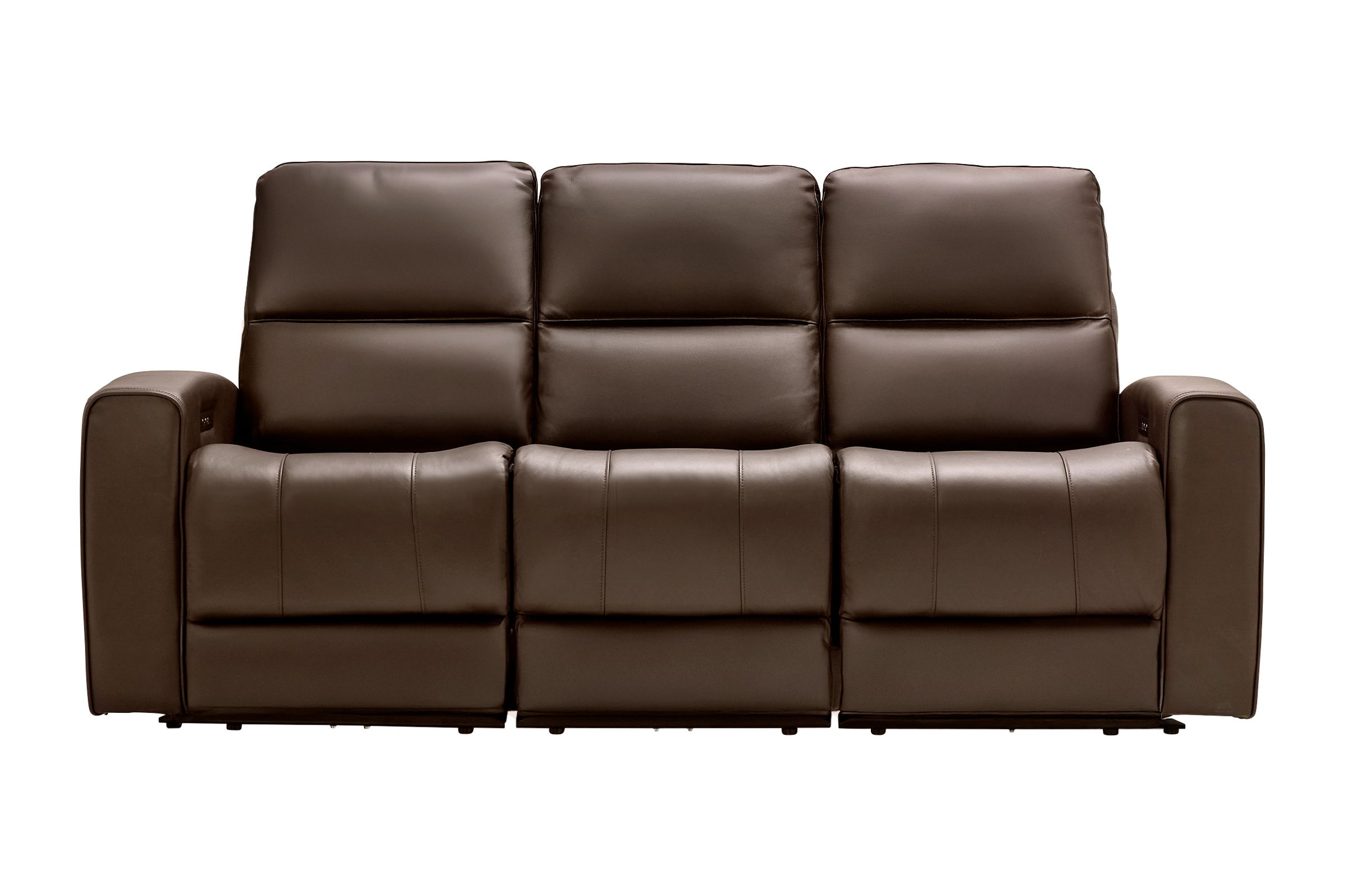 Rocco Brown Dual Power Reclining Sofa at Gardner White