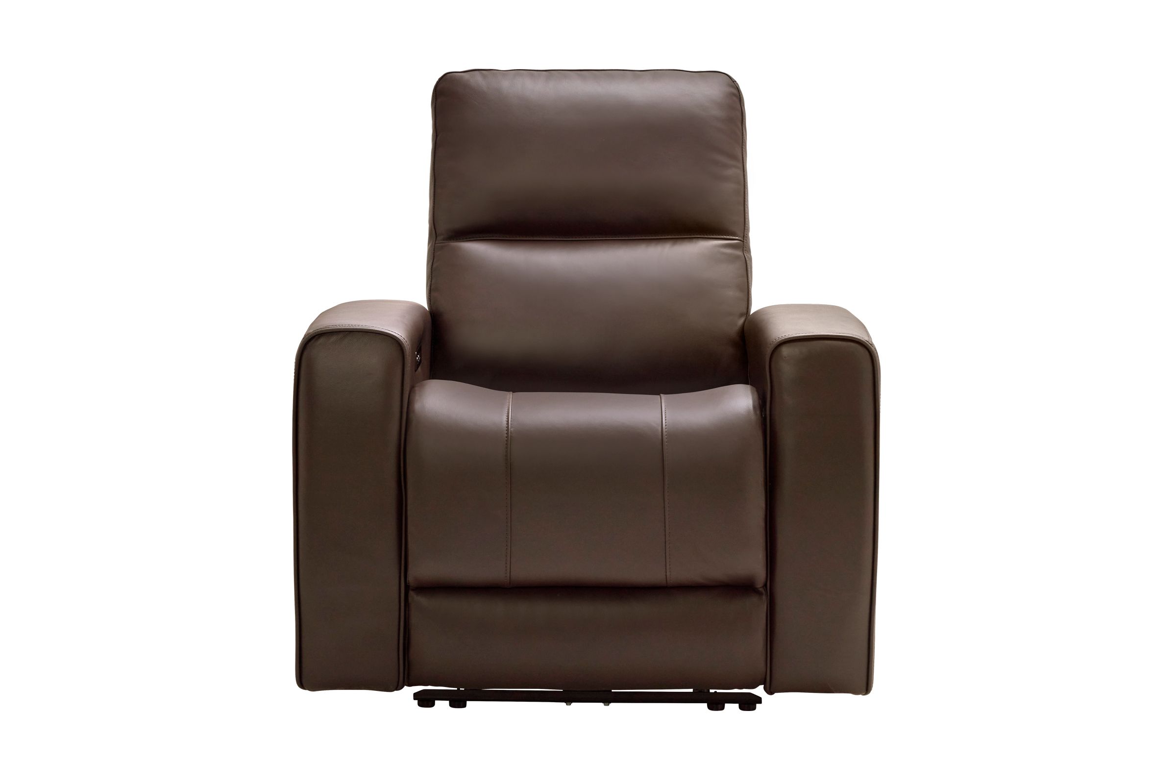 Rocco Brown Dual Power Recliner at Gardner White