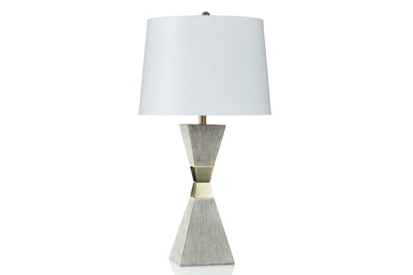 Morris Grey Table Lamp