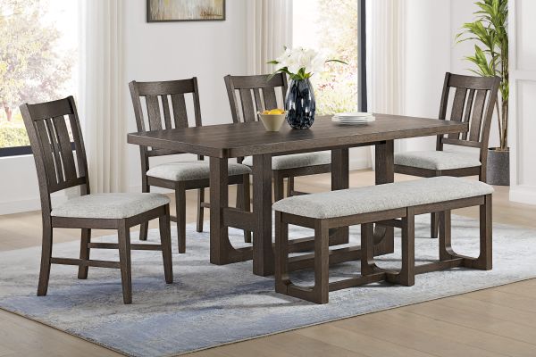 Hadley Brown Dining Table