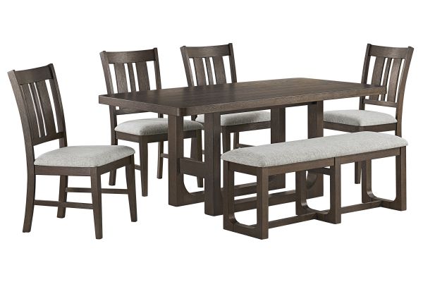 Hadley Brown Dining Table