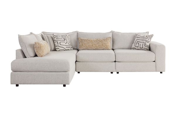 Dream 4-Piece Sectional with Left Arm Facing Bump Chaise