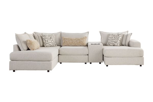 Dream 5-Piece Console Sectional with Right Arm Facing Chaise