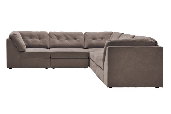 Rio Chocolate 5-Piece Sectional