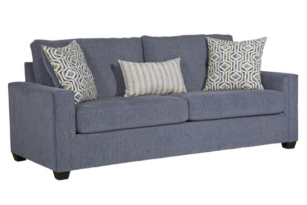 Eliza Blue Queen Sleeper Sofa