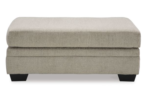 Stonemeade Taupe Ottoman