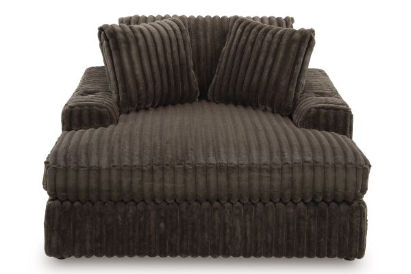 Midnight-Madness Chocolate Oversized Chaise