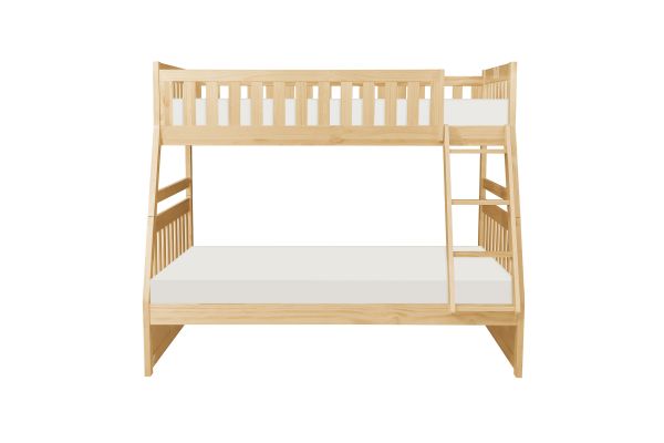 Bartly Natural Pine Twin/Full Bunk Bed and Chest