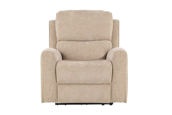 Davis Beige Dual Power Recliner