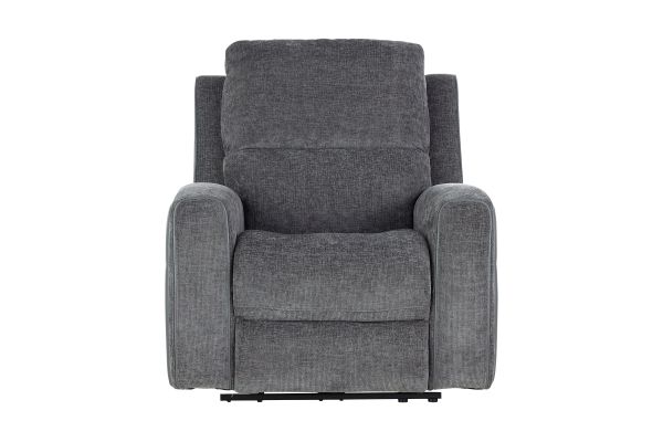 Davis Grey Dual Power Recliner