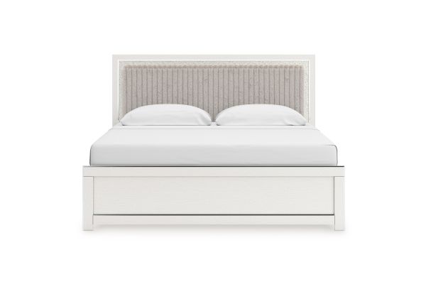 Zuraleus King Upholstered Panel Bed