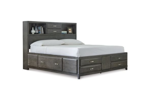 Caitbrook California King Storage Bed with 8 Drawers