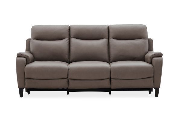 Marco Sable Dual Power Leather Reclining Sofa