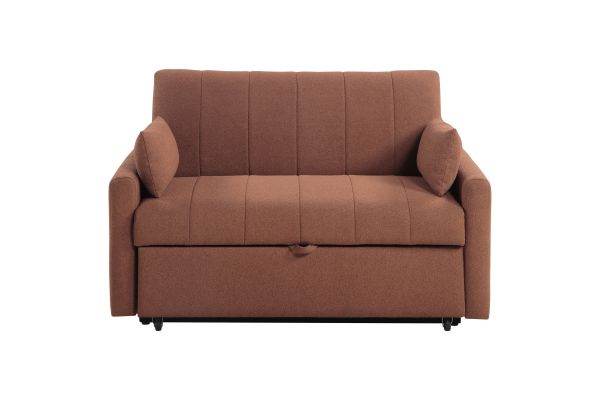 Portland Boucle Upholstered Sleeper Sofa - Copper