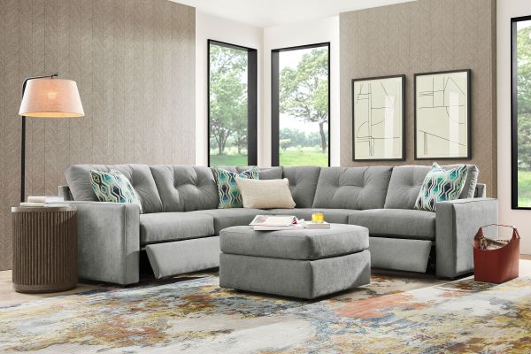 ModularOne Granite 5-Piece Power Reclining Sectional