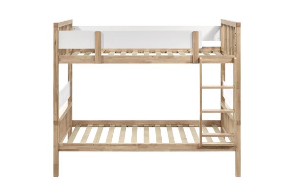Dakota Customizable Wood Twin Over Twin Bunk Bed Natural
