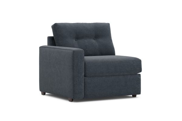 ModularOne Navy Left Arm Facing Power Recliner