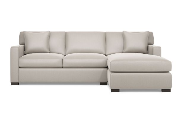 Harmonie Beige 2-Piece Sectional with Right Arm Facing Chaise