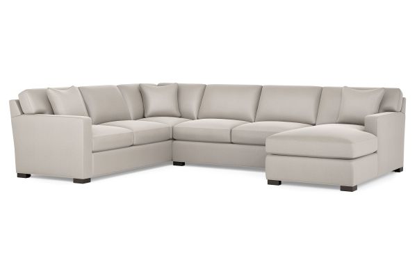 Harmonie Beige 3-Piece Sectional with Right Arm Facing Chaise 