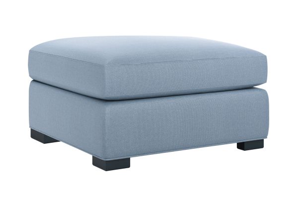 Macie Blue Ottoman