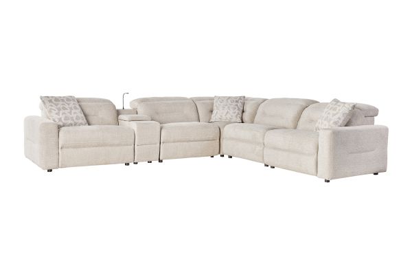 Marin Dual Power Reclining 6-Piece Console Sectional