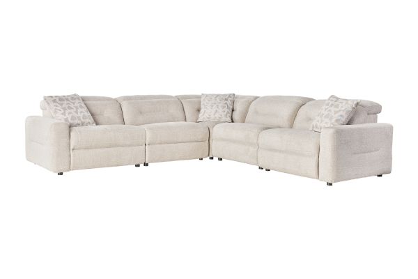 Marin Dual Power Reclining 5-Piece Sectional